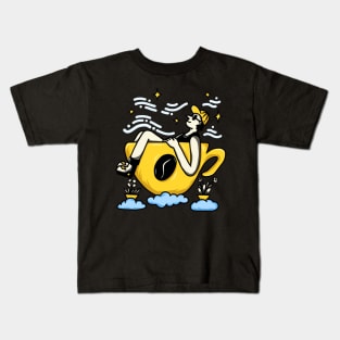 enjoy your coffee Kids T-Shirt
